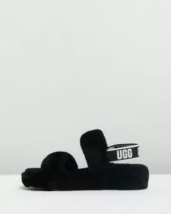 UGG Women's Oh Yeah Slippers Black -Sandals Sales Shop http3A2F2Fstatic.theiconic.com .au2Fp2Fugg 5561 211299 3