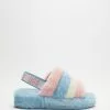 UGG Fluff Yeah Slides - Women's Pride Stripes
