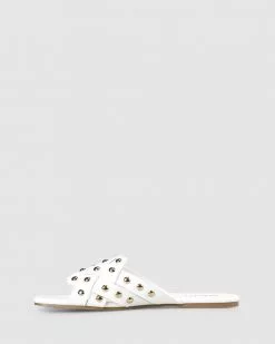 Verali Rina Woven Slides White Smooth -Sandals Sales Shop http3A2F2Fstatic.theiconic.com .au2Fp2Fverali 2341 0646051 3