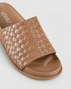 Verali Payton Tan Embossed PU -Sandals Sales Shop http3A2F2Fstatic.theiconic.com .au2Fp2Fverali 2383 0723341 4