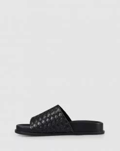 Verali Payton Black Embossed PU -Sandals Sales Shop http3A2F2Fstatic.theiconic.com .au2Fp2Fverali 2415 4723341 3