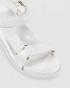 Verali Papaya White Embossed Weave -Sandals Sales Shop http3A2F2Fstatic.theiconic.com .au2Fp2Fverali 3733 9085531 4