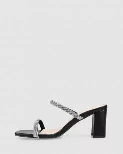 Verali Nattie Mules Black/Silver Glitter -Sandals Sales Shop http3A2F2Fstatic.theiconic.com .au2Fp2Fverali 4008 5712351 3