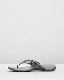 Vionic Lucia Toe Post Sandals Slate Grey Snake -Sandals Sales Shop http3A2F2Fstatic.theiconic.com .au2Fp2Fvionic 0053 2049401 3