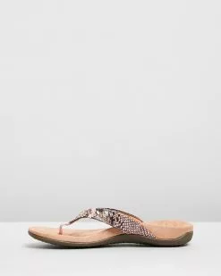 Vionic Lucia Toe Post Sandals Camelia Snake -Sandals Sales Shop http3A2F2Fstatic.theiconic.com .au2Fp2Fvionic 0058 0049401 3