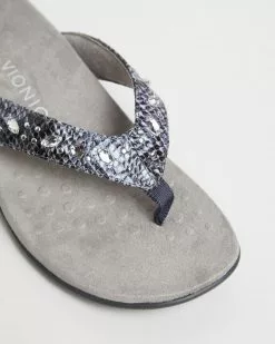 Vionic Lucia Toe Post Sandals Slate Grey Snake -Sandals Sales Shop http3A2F2Fstatic.theiconic.com .au2Fp2Fvionic 0060 2049401 4