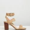 Vionic Sofia Heeled Sandals Wheat