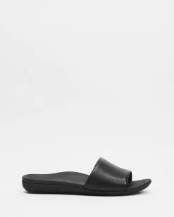 Vionic Val Slide Sandals Black