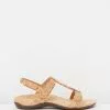 Vionic Farra Backstrap Sandals Gold Cork