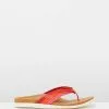 Vionic Catalina Toe Post Sandals Pink & Red