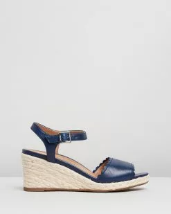 Vionic Stephany Wedges Navy