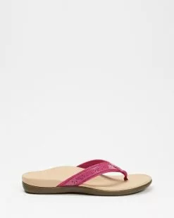 Vionic Casandra Toe Post Sandals Magenta