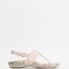 Vionic Tala T-Strap Sandals Pale Blush