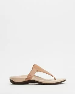 Vionic Wanda T-Strap Sandals Macaroon