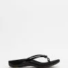 Vionic Bella Toe Post Sandals Black