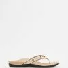 Vionic Vanessa Toe Post Sandals Cream