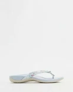 Vionic Bella Toe Post Sandals Bluebell