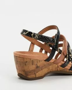 Vionic Tess Wedge Sandals Black & Brown -Sandals Sales Shop http3A2F2Fstatic.theiconic.com .au2Fp2Fvionic 9703 8485041 3