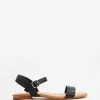 Walnut Melbourne Moby Sandals Black