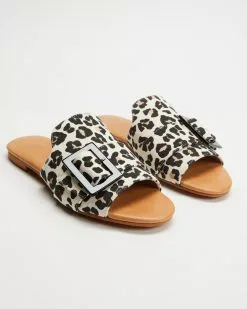 Walnut Melbourne Meadow Slides Ginger Leopard