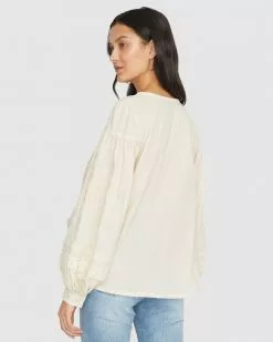 We Are Kindred Carla Embroidery Blouse ALMOND -Sandals Sales Shop http3A2F2Fstatic.theiconic.com .au2Fp2Fwe are kindred 3019 2910641 3