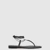 Witchery Ivana Leather Sandal Black