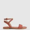 Witchery Astrid Leather Sandal Burnt Orange