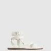 Witchery Maci Leather Sandal Cream