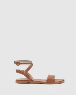 Witchery Astrid Leather Sandal Tan