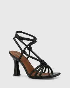 Wittner Roxanne Leather Flared Heel Strappy Sandals Black -Sandals Sales Shop http3A2F2Fstatic.theiconic.com .au2Fp2Fwittner 0149 2376031 2
