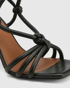 Wittner Roxanne Leather Flared Heel Strappy Sandals Black -Sandals Sales Shop http3A2F2Fstatic.theiconic.com .au2Fp2Fwittner 0151 2376031 3