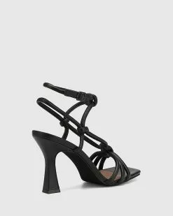 Wittner Roxanne Leather Flared Heel Strappy Sandals Black -Sandals Sales Shop http3A2F2Fstatic.theiconic.com .au2Fp2Fwittner 0153 2376031 4