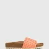 Wittner Alonso Woven Leather Slides Orange