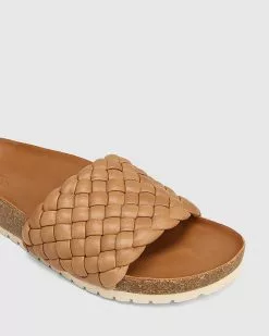 Wittner Alonso Woven Leather Slides Tan -Sandals Sales Shop http3A2F2Fstatic.theiconic.com .au2Fp2Fwittner 0306 6643151 3