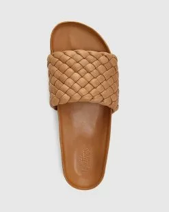 Wittner Alonso Woven Leather Slides Tan -Sandals Sales Shop http3A2F2Fstatic.theiconic.com .au2Fp2Fwittner 0311 6643151 5