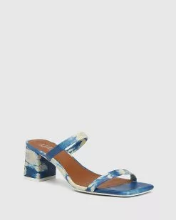 Wittner Kourtney Tie Dye Leather Block Heel Sandals Blue -Sandals Sales Shop http3A2F2Fstatic.theiconic.com .au2Fp2Fwittner 0543 4595711 2