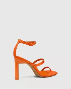 Wittner Renai Recycled Satin Strappy Sandals Orange -Sandals Sales Shop http3A2F2Fstatic.theiconic.com .au2Fp2Fwittner 0609 3609441 4