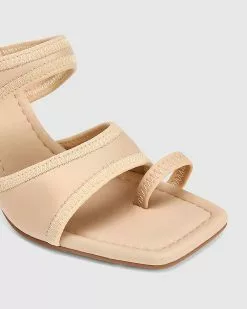 Wittner Renner Recycled Neoprene Textile Stiletto Heel Sandals Beige -Sandals Sales Shop http3A2F2Fstatic.theiconic.com .au2Fp2Fwittner 0743 7278351 3