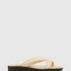 Wittner Akira Leather Slides Beige