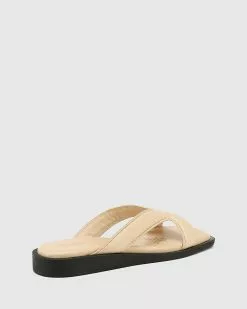 Wittner Akira Leather Slides Beige -Sandals Sales Shop http3A2F2Fstatic.theiconic.com .au2Fp2Fwittner 1202 8051241 4