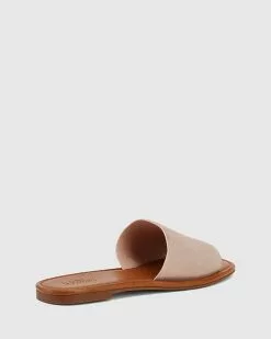 Wittner Barron Distressed Suede Leather Flat Slides Metallic -Sandals Sales Shop http3A2F2Fstatic.theiconic.com .au2Fp2Fwittner 1344 2729641 4
