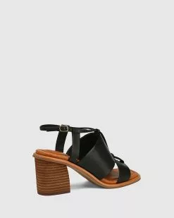 Wittner Clarion Leather Block Heel Sandals Black -Sandals Sales Shop http3A2F2Fstatic.theiconic.com .au2Fp2Fwittner 2659 9155021 4