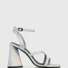 Wittner Raychie Metallic Angular Heel Sandals