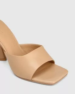 Wittner Ralina Leather Angular Heel Sandals Beige -Sandals Sales Shop http3A2F2Fstatic.theiconic.com .au2Fp2Fwittner 2955 9897341 3