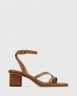Wittner Jansen Leather Strappy Sandals Tan