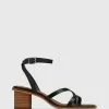 Wittner Jansen Leather Strappy Sandals Black