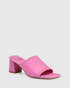 Wittner Katoka Recycled Neoprene Block Heel Sandals Pink -Sandals Sales Shop http3A2F2Fstatic.theiconic.com .au2Fp2Fwittner 3300 9320451 2