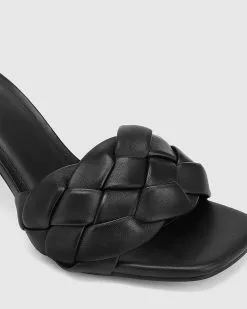 Wittner Combs Woven Leather Stiletto Heel Sandals Black -Sandals Sales Shop http3A2F2Fstatic.theiconic.com .au2Fp2Fwittner 3512 1931611 3