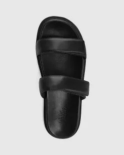 Wittner Arbory Leather Double Strap Slides Black -Sandals Sales Shop http3A2F2Fstatic.theiconic.com .au2Fp2Fwittner 3556 0783741 5