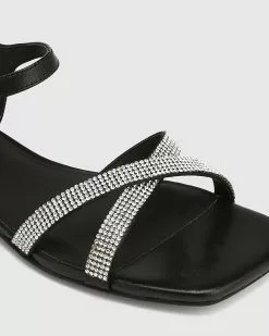Wittner Aliyah Leather Diamante Trim Sandals Black -Sandals Sales Shop http3A2F2Fstatic.theiconic.com .au2Fp2Fwittner 3794 0596051 3
